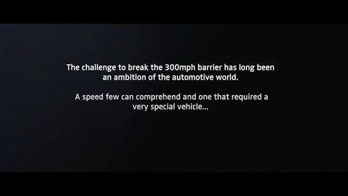 Bugatti Chiron Super Sport 300+ world record drive 